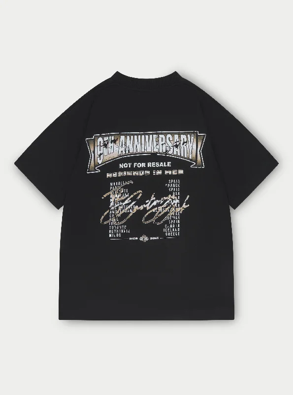 9TH ANNIVERSARY T-SHIRT - BLACK