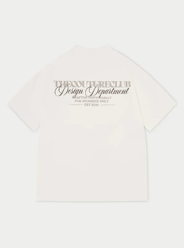 DESIGN DEPARTMENT GRAPHIC T-SHIRT - OFF WHITE