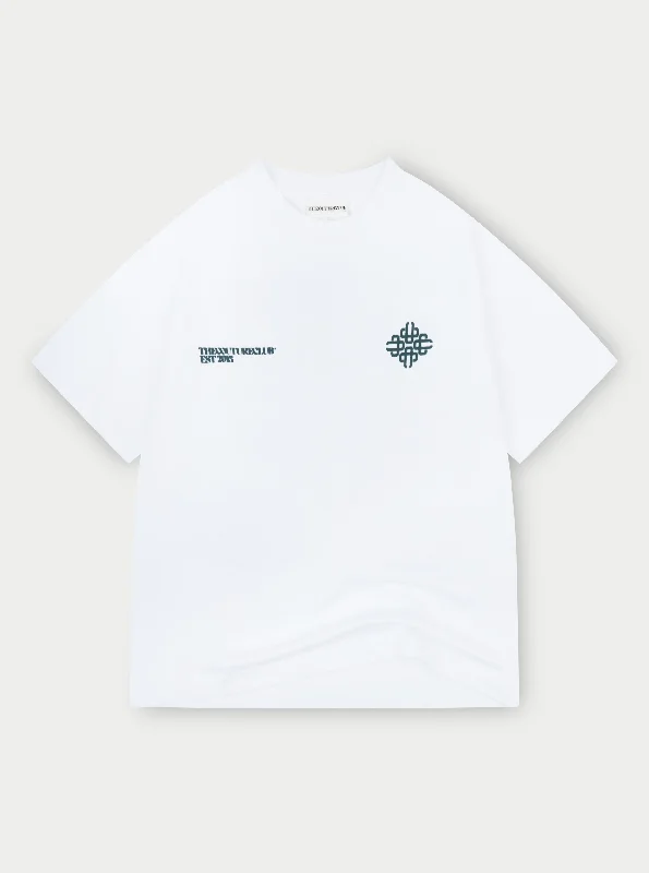 BLURRED GRAPHIC EMBLEM T-SHIRT - GREEN