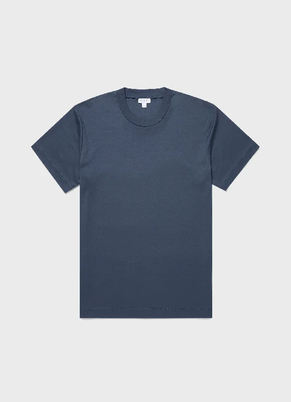 Men's Relaxed Fit Heavyweight T-shirt in Slate Blue