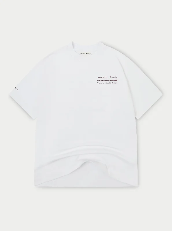 MISSION STATEMENT RELAXED T-SHIRT - WHITE