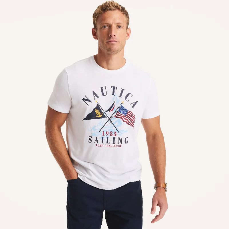 Nautica Mens J-Class Graphic T-Shirt