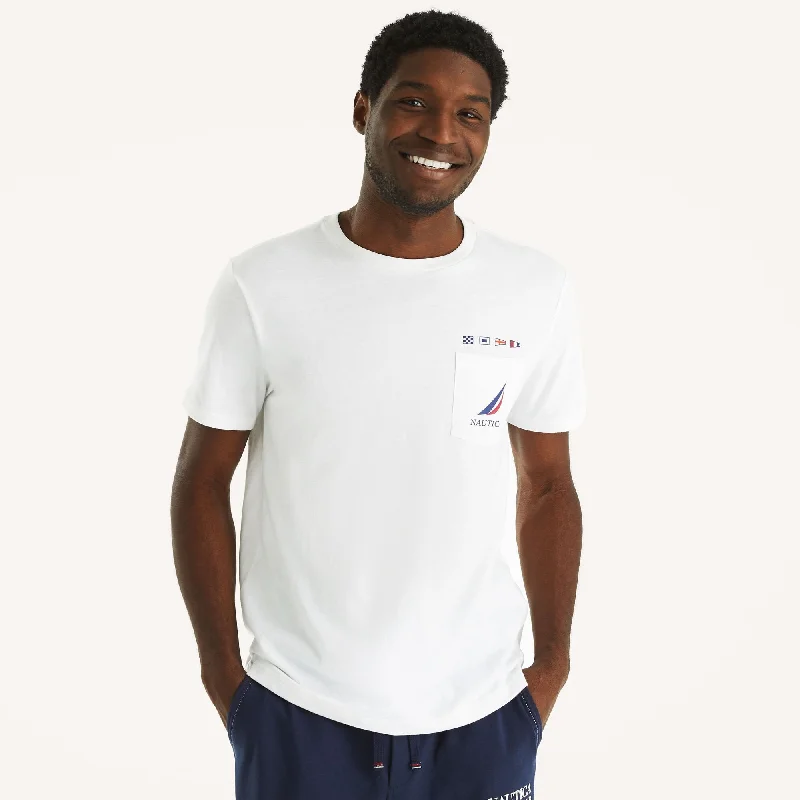 Nautica Mens Nautica Team Graphic T-Shirt