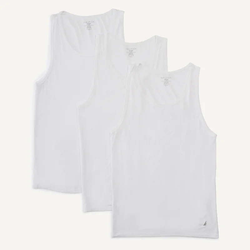 Nautica Mens Tank Top, 3-Pack