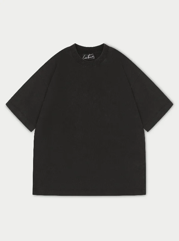 SUPER HEAVYWEIGHT BLANK T-SHIRT - BLACK