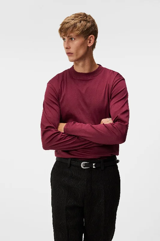 Ace Mock Neck Long Sleeve T-Shirt