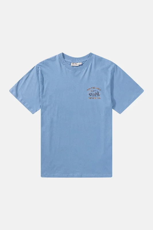 Worn Path Ss T-Shirt Sea Blue