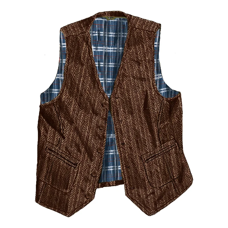 Back East Herringbone Vest