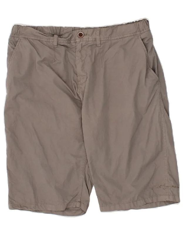 BEST COMPANY Mens Chino Shorts IT 58 4XL W40  Grey Cotton