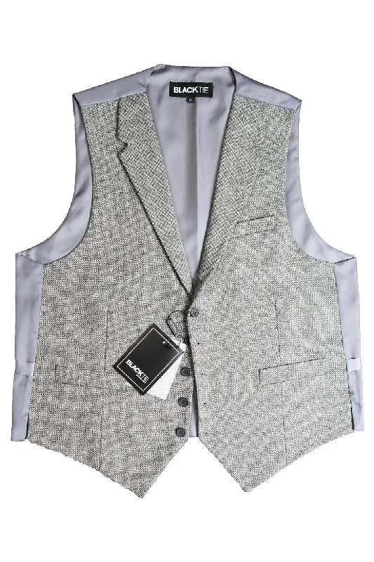 Black & White "Camdyn" Tweed Vest