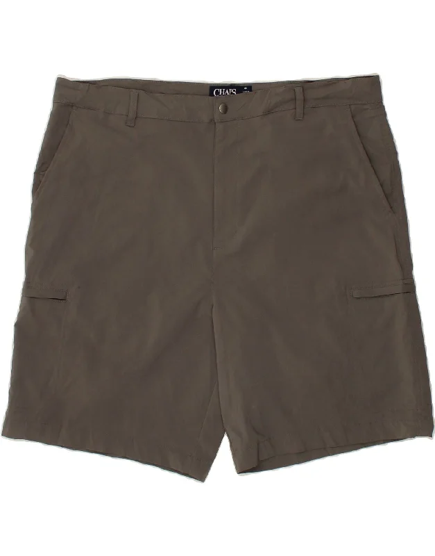 CHAPS Mens Cargo Shorts W40 XL  Grey Polyester