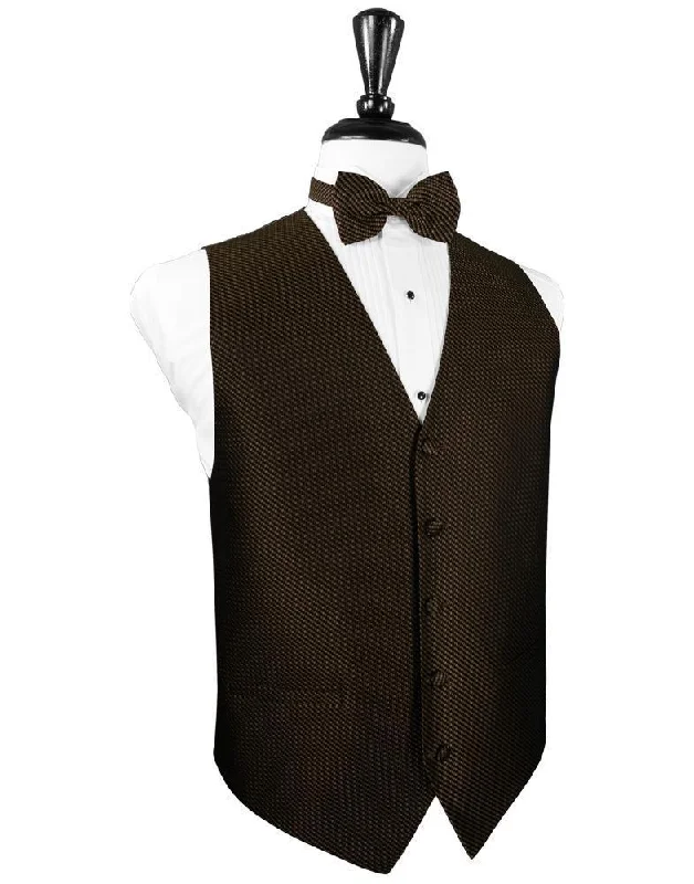 Chocolate Venetian Tuxedo Vest