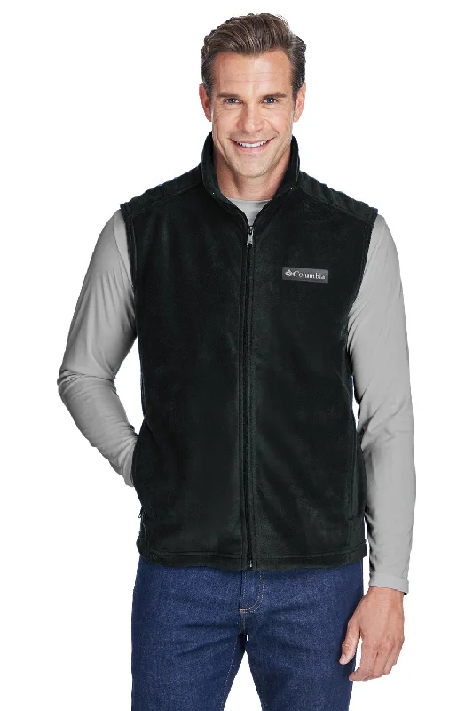 Columbia Mens Steens Mountain Full Zip Fleece Vest - Black