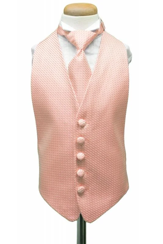 Coral Venetian Kids Tuxedo Vest