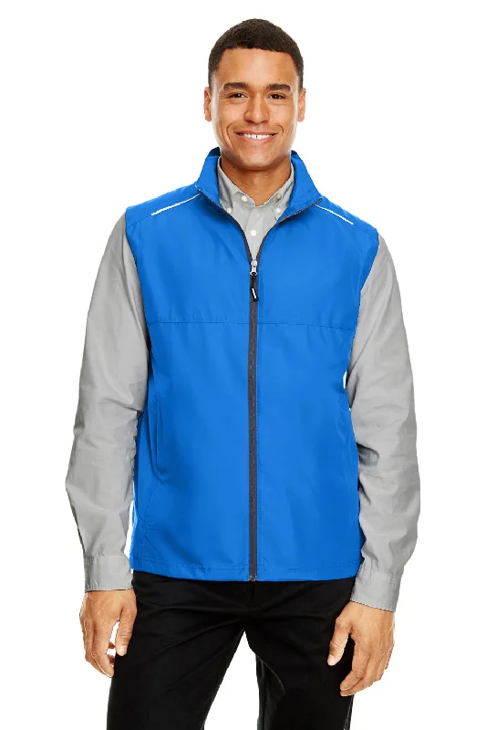 Core 365 Mens Techno Lite Water Resistant Full Zip Vest - True Royal Blue