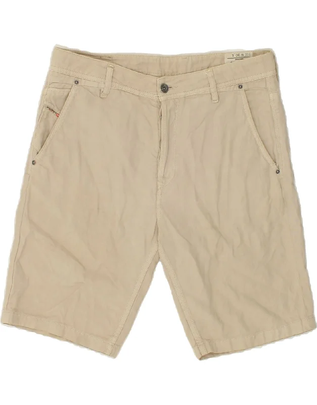 DIESEL Mens Chino Shorts W30 Medium Beige Cotton