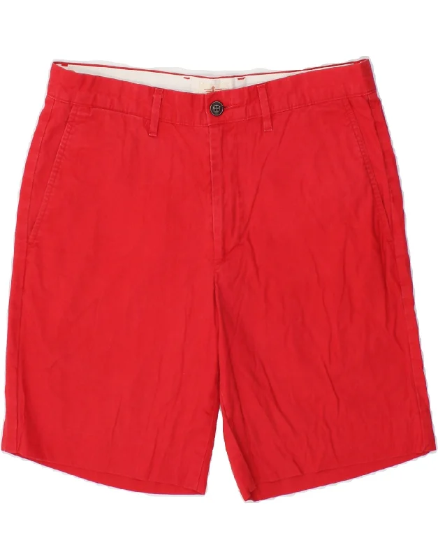 DOCKERS Mens Chino Shorts W30 Medium Red Cotton