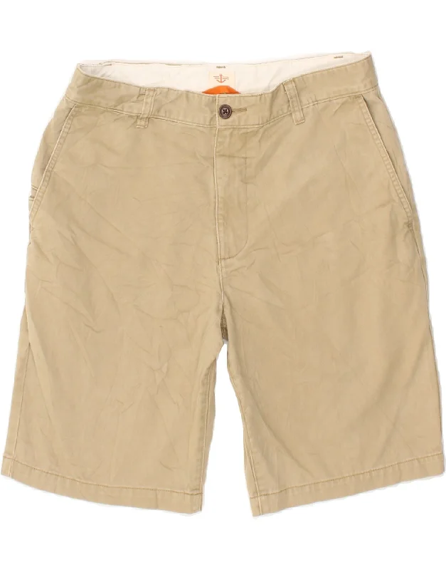 DOCKERS Mens Chino Shorts W32 Medium Beige Cotton