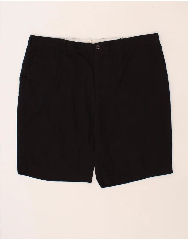 DOCKERS Mens Chino Shorts W40 XL Black Cotton