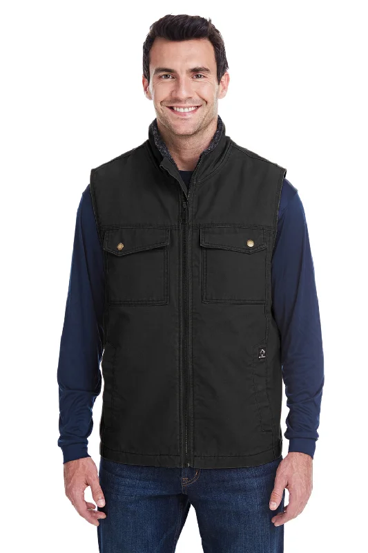 Dri Duck Mens Trek Full Zip Vest - Black