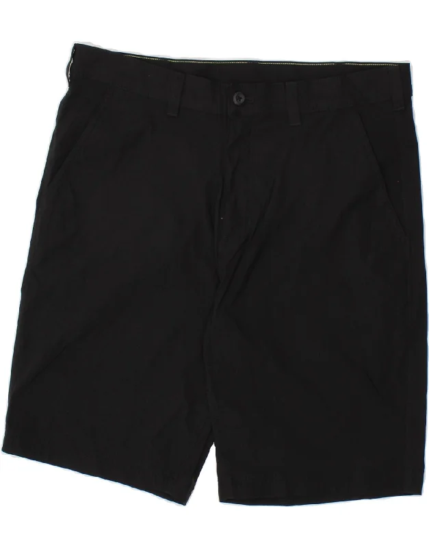 EDDIE BAUER Mens Chino Shorts W36 Large  Black Nylon