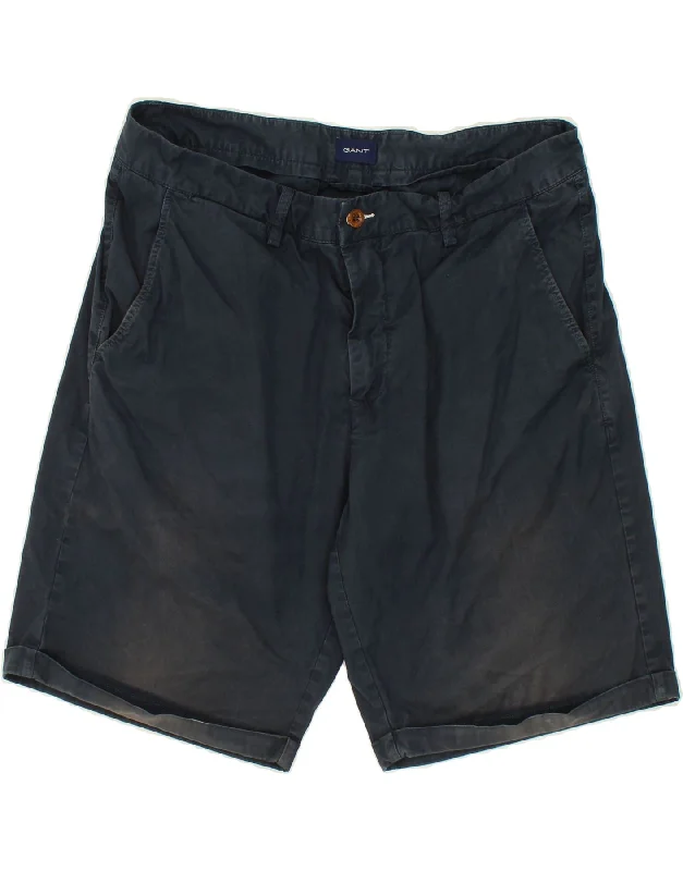 GANT Mens Chino Shorts W36 Large Navy Blue