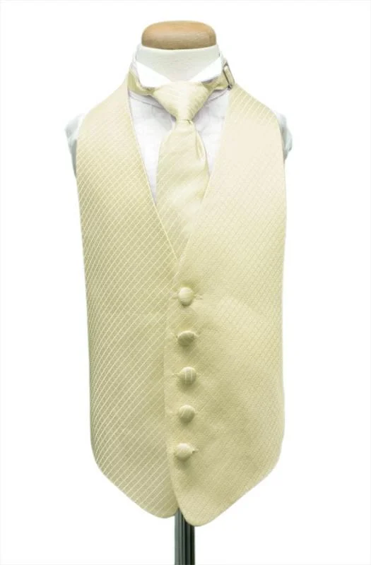 Ivory Palermo Kids Tuxedo Vest