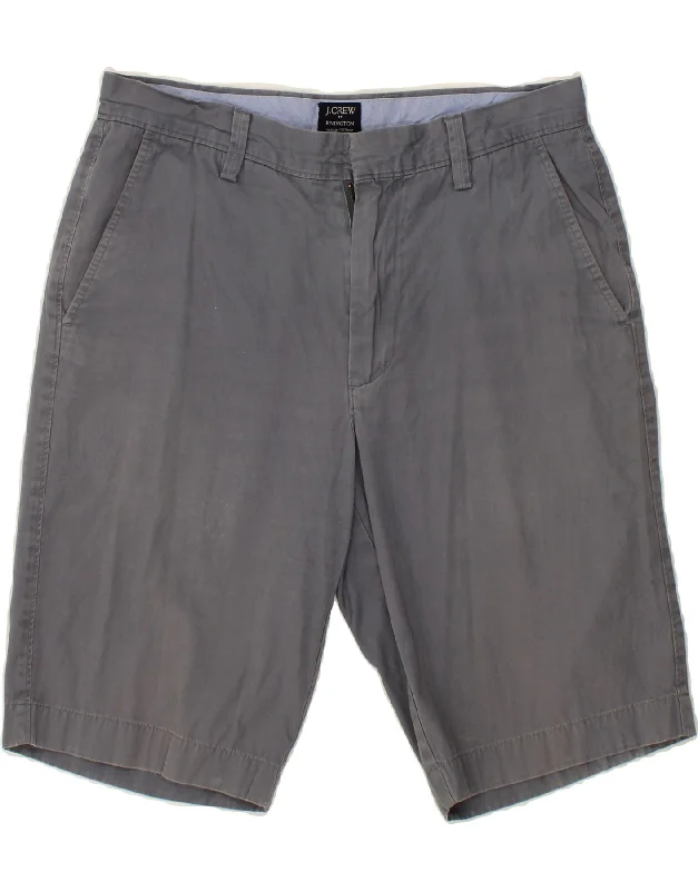 J. CREW Mens Rivington Chino Shorts W30 Medium Grey Cotton