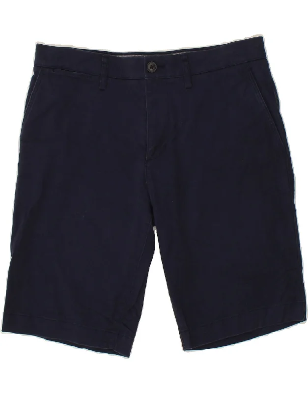 LACOSTE Mens Slim Fit Chino Shorts Size 40 Medium W32  Navy Blue Cotton