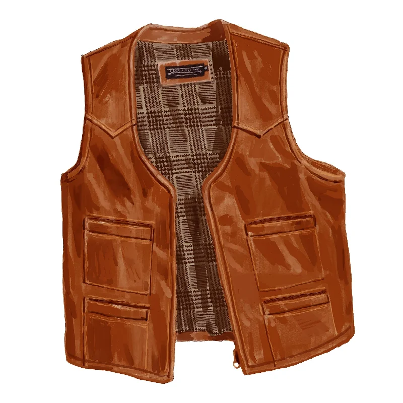 Leather Ranch Vest