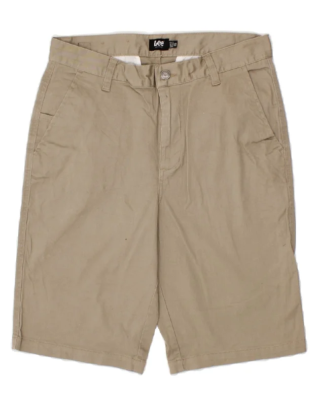 LEE Mens Chino Shorts W32 Medium Beige Cotton