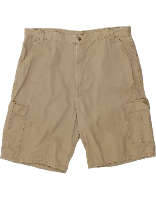 LEVI'S Mens Cargo Shorts W42 2XL Beige Cotton