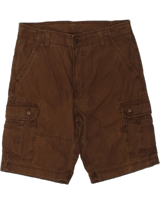 LEVI'S Mens Cargo Shorts XL W38  Brown Cotton