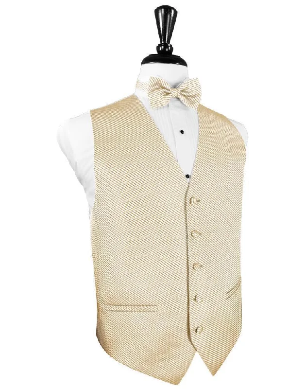 Light Champagne Venetian Tuxedo Vest