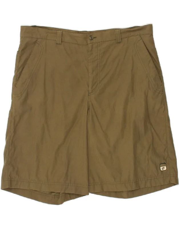 LOTTO Mens Chino Shorts Size 42/44 XL W38  Brown Cotton Sports