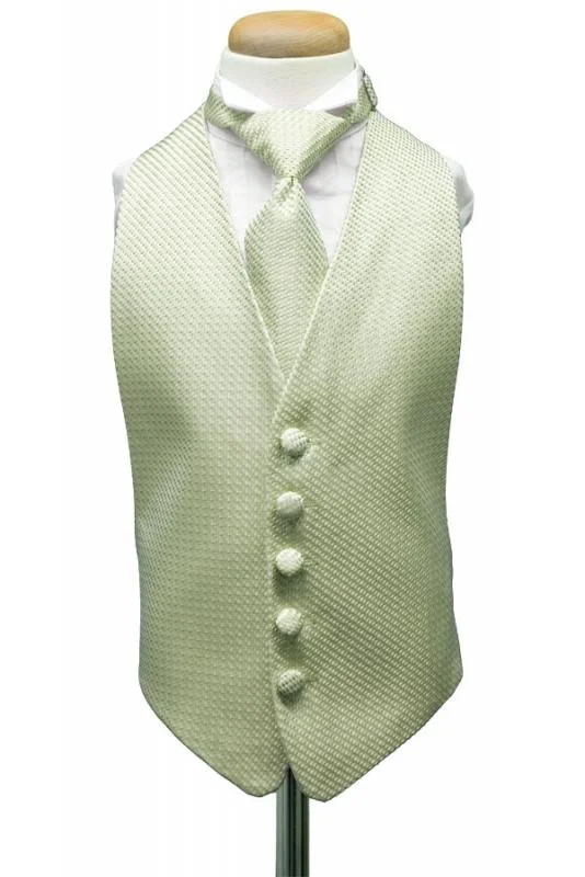 Mint Venetian Kids Tuxedo Vest