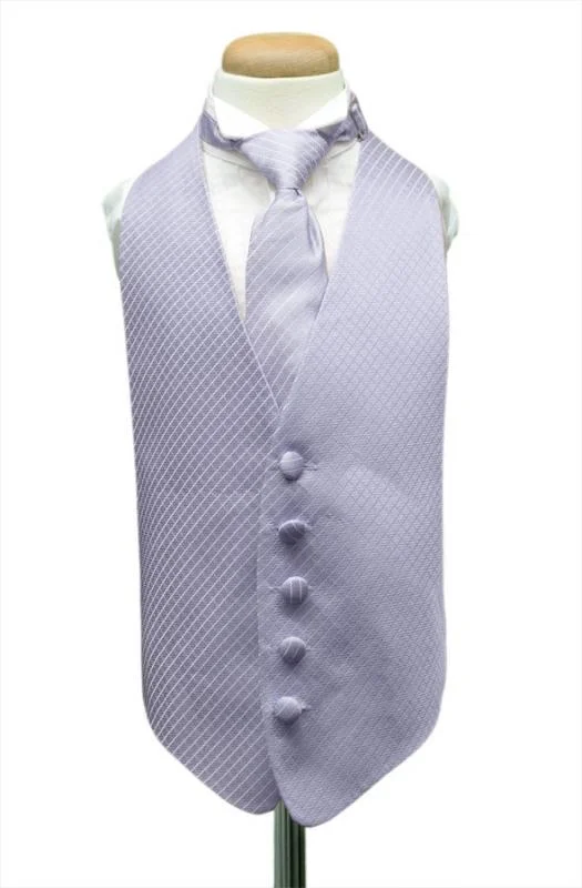 Periwinkle Palermo Kids Tuxedo Vest