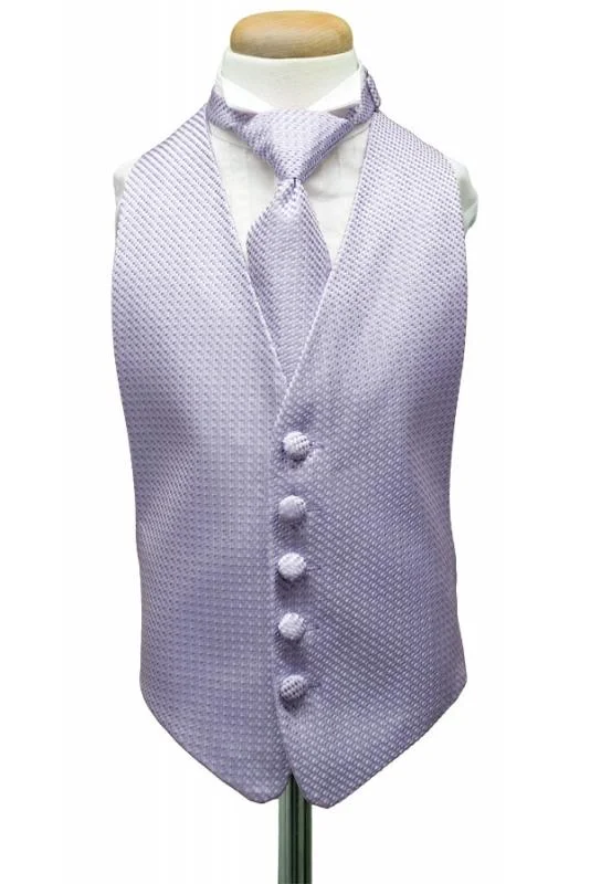 Periwinkle Venetian Kids Tuxedo Vest