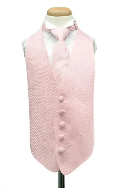 Pink Palermo Kids Tuxedo Vest