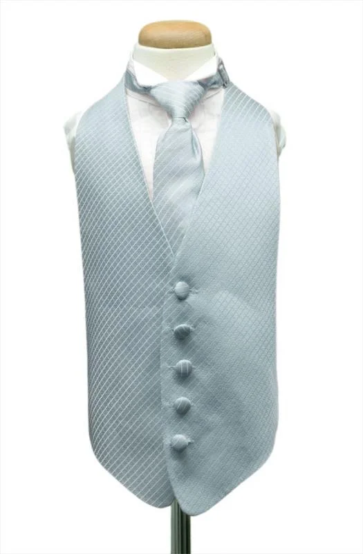 Powder Blue Palermo Kids Tuxedo Vest