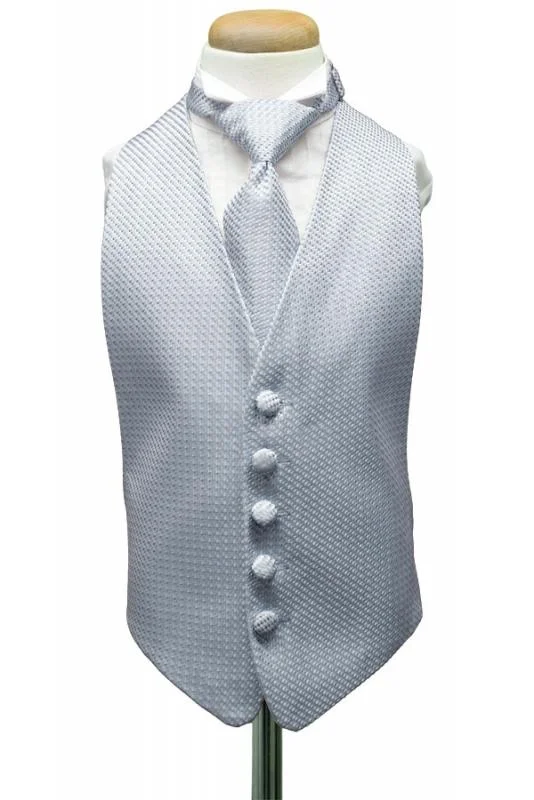 Powder Blue Venetian Kids Tuxedo Vest