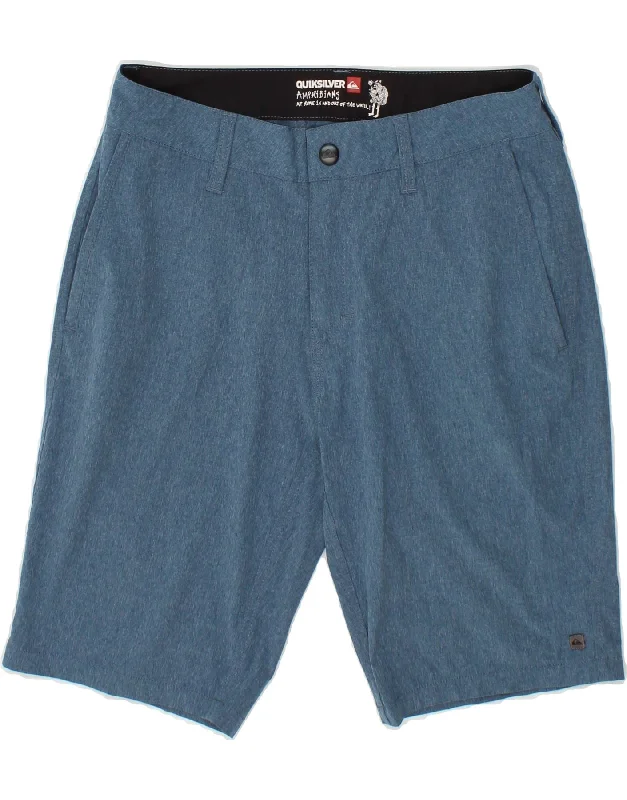 QUIKSILVER Mens Chino Shorts W28 Small Blue