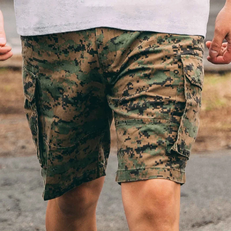 WOODLAND DIGITAL CAMO CARGO SHORTS