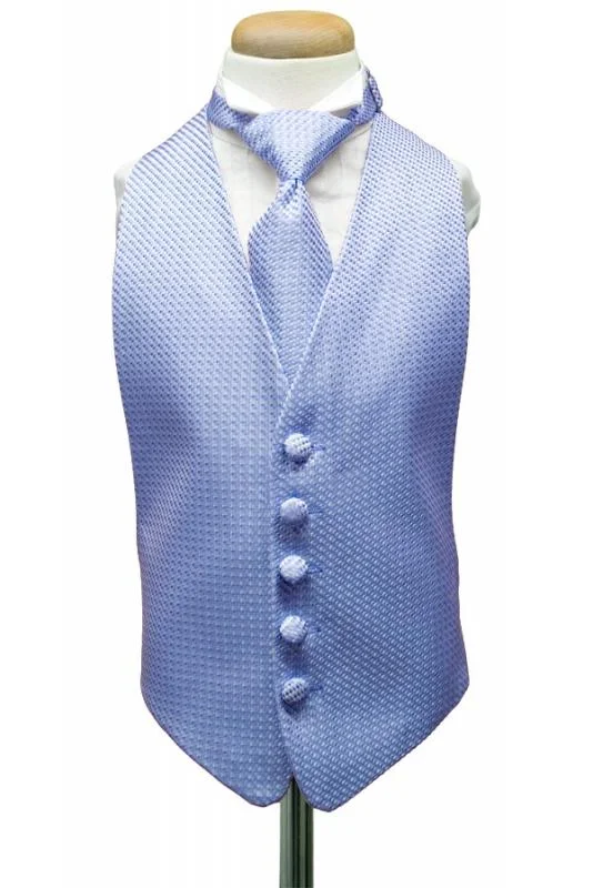 Sapphire Venetian Kids Tuxedo Vest