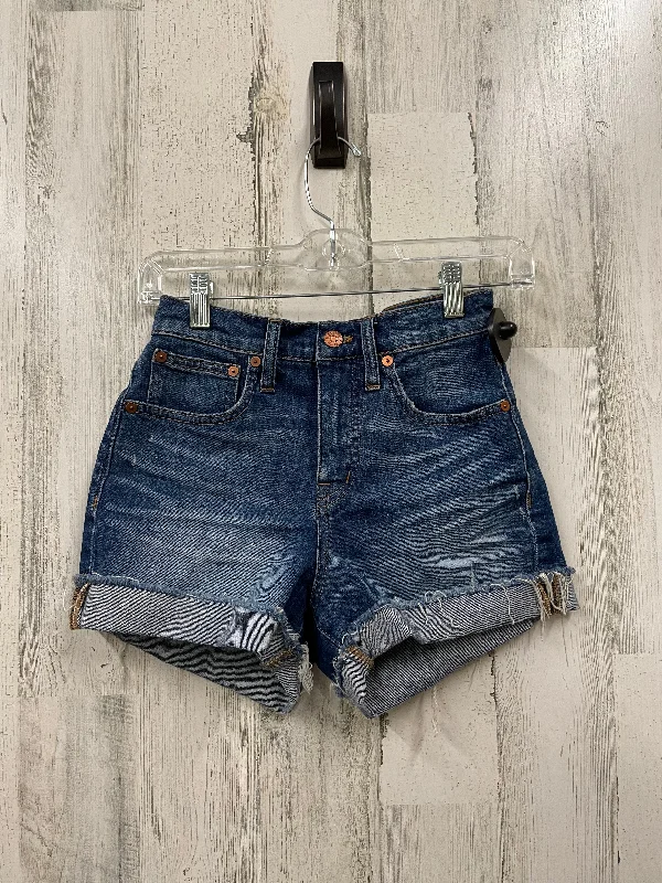 Shorts By Madewell In Blue Denim, Size: 0