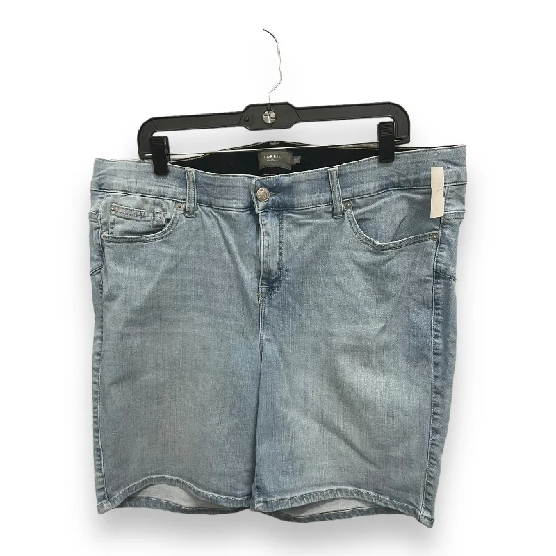 Shorts By Torrid In Blue Denim, Size: 20