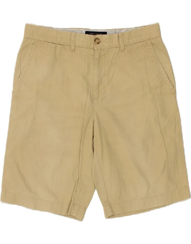 TOMMY HILFIGER Mens Chino Shorts W32 Medium Beige Cotton