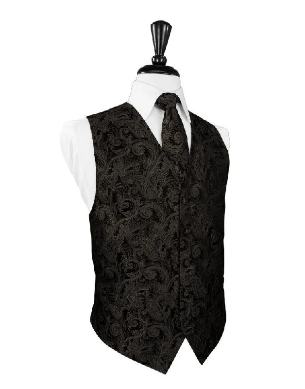 Truffle Tapestry Tuxedo Vest