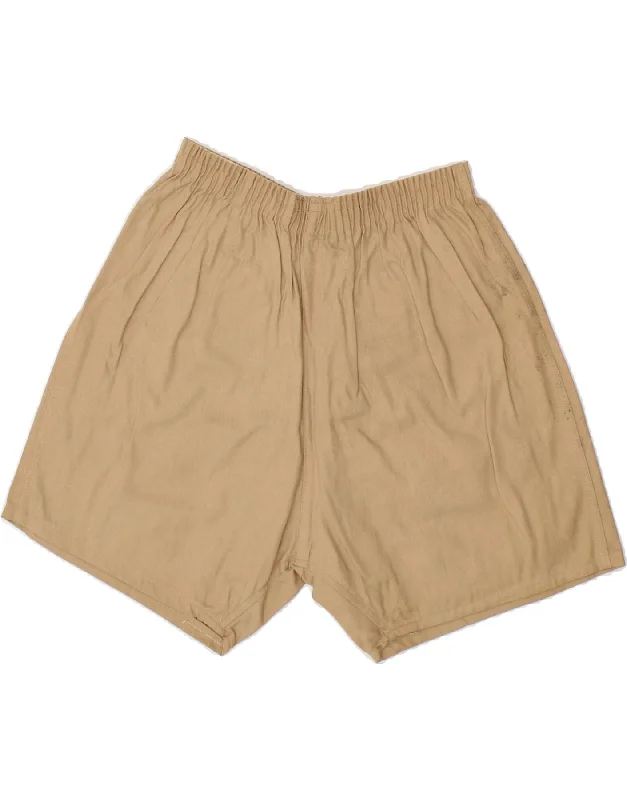 VINTAGE Mens Casual Shorts W32 Medium  Beige