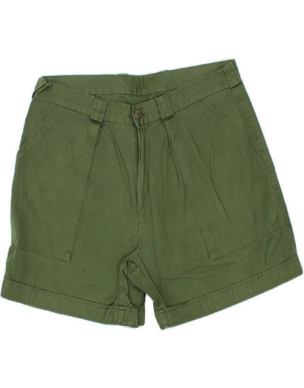 VINTAGE Mens Chino Shorts W34 Large Green